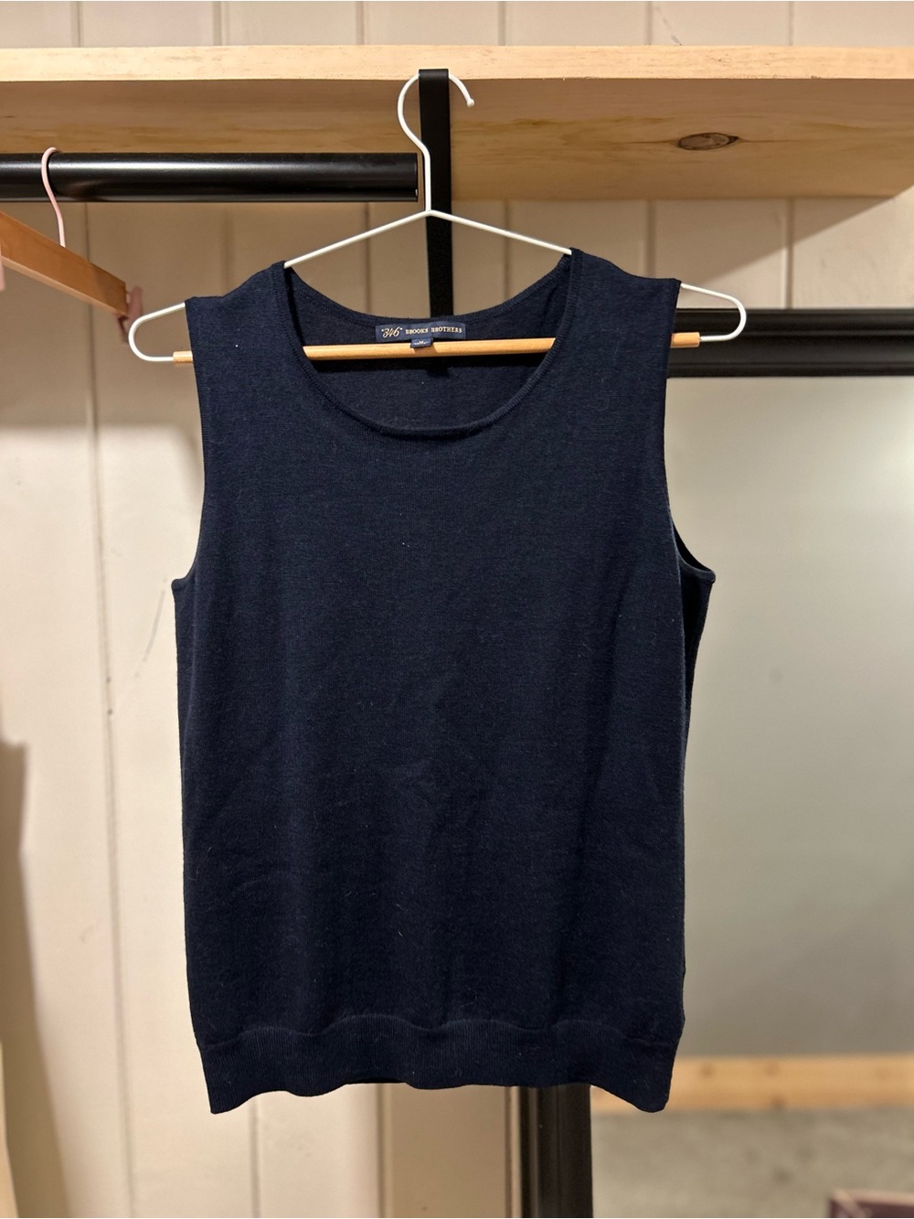 Brooks Brothers Merino Wool Sleeveless Knit